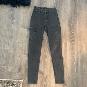 Charcoal pants - skinny fit - size 0R